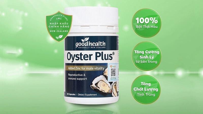 Oyster Plus - Thuốc bổ tinh trùng sinh con trai 