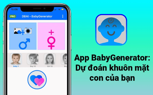 BabyGenerator - App đoán mặt em bé